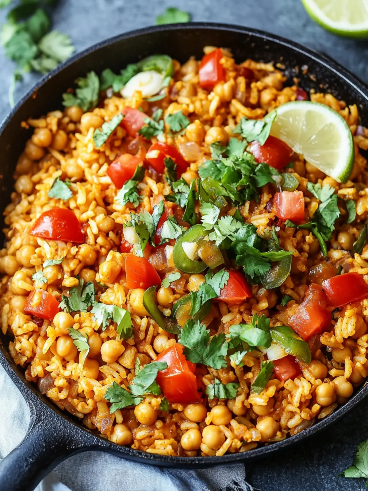 Taco-Spiced Chickpea and Rice Skillet Ready in 40 Minutes 2 Taco-Spiced Chickpea and Rice Skillet