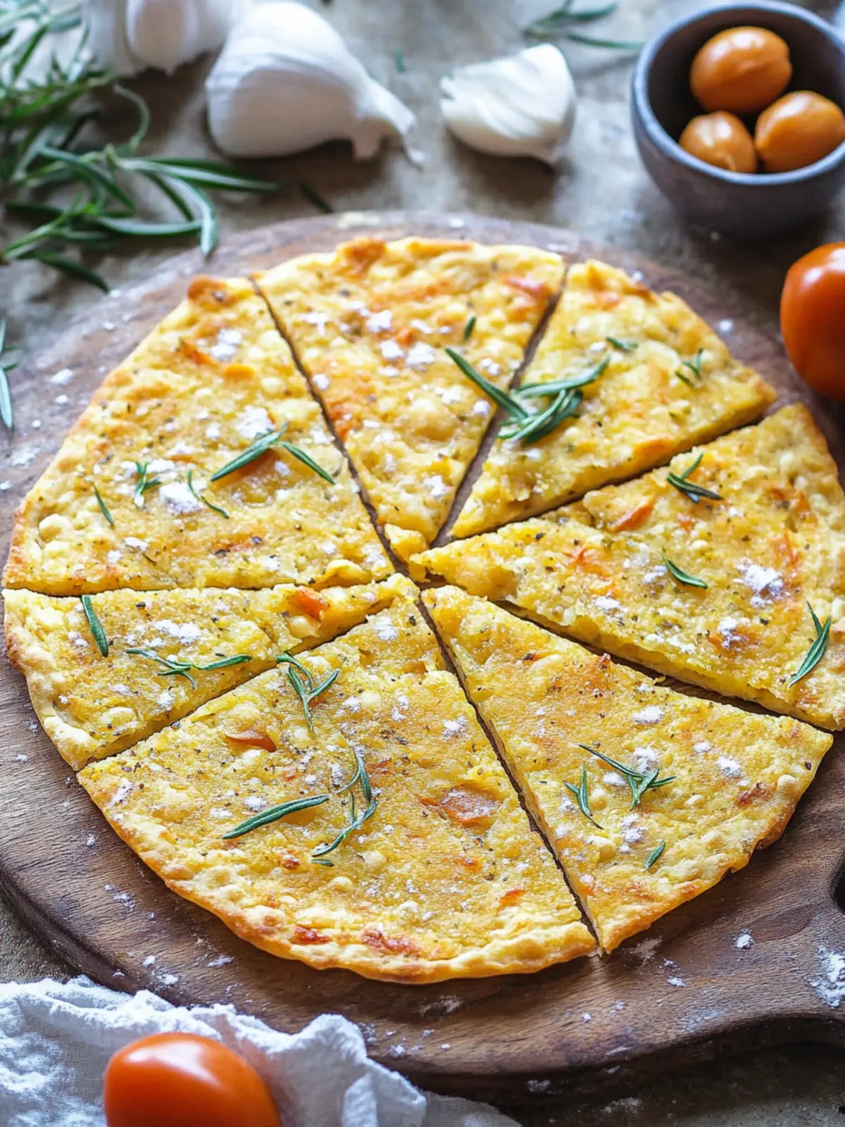Homemade Italian Farinata Chickpea Flatbread Everyone Loves 3 Italian Farinata Chickpea Flatbread