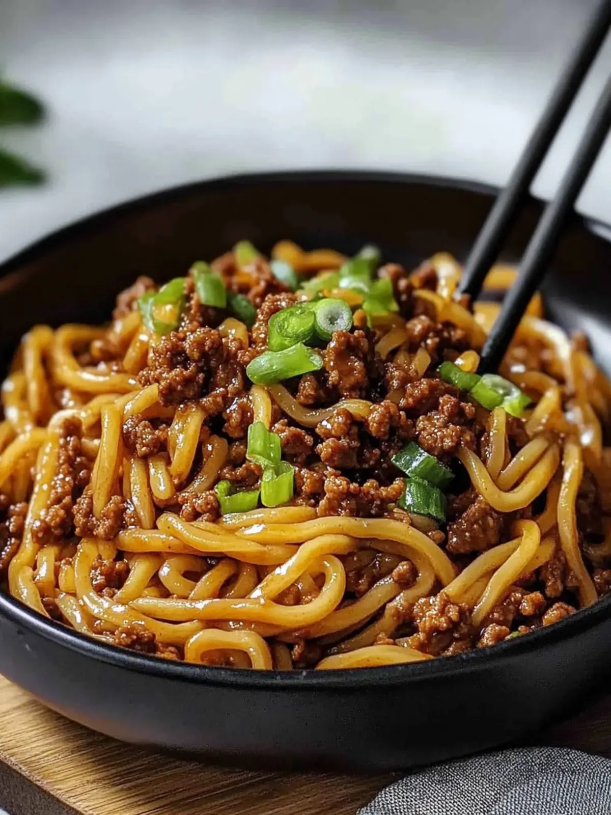 Mouthwatering Mongolian Ground Beef Noodles Ready in 30 Minutes 3 Mongolian Ground Beef Noodles