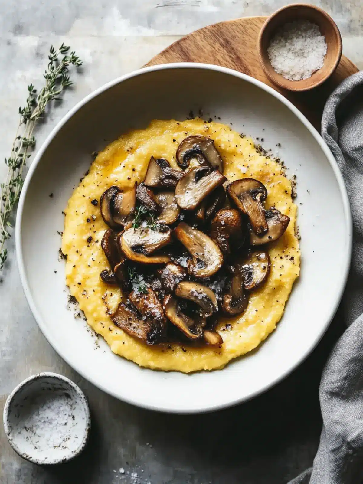 Creamy Vegan Polenta with Roasted Mushrooms to Savor Tonight 3 Vegan Polenta With Roasted Mushrooms