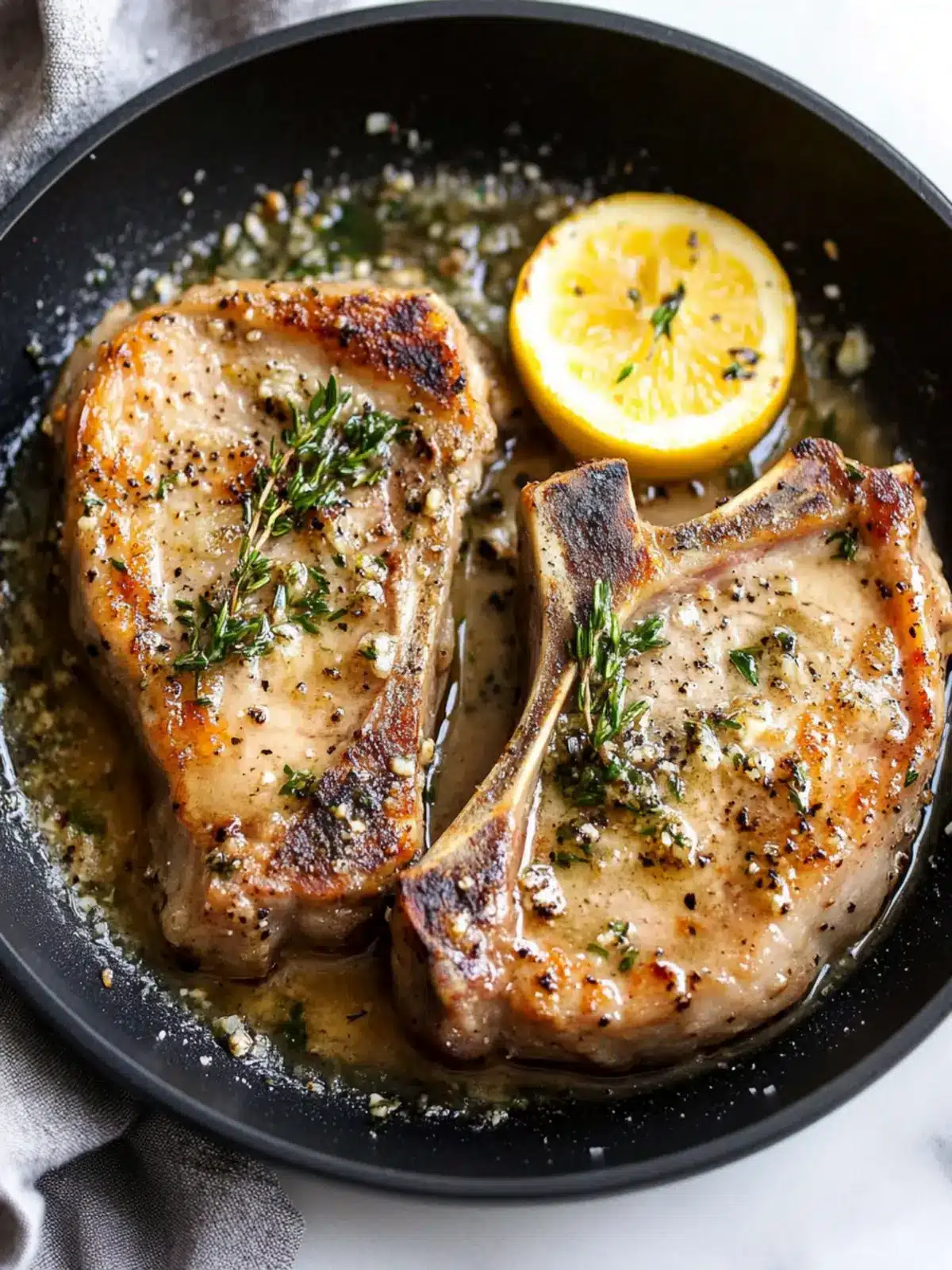 Savor 15-Minute Garlic Butter Pork Chops for Dinner Bliss 2 15-Minute Garlic Butter Pork Chops