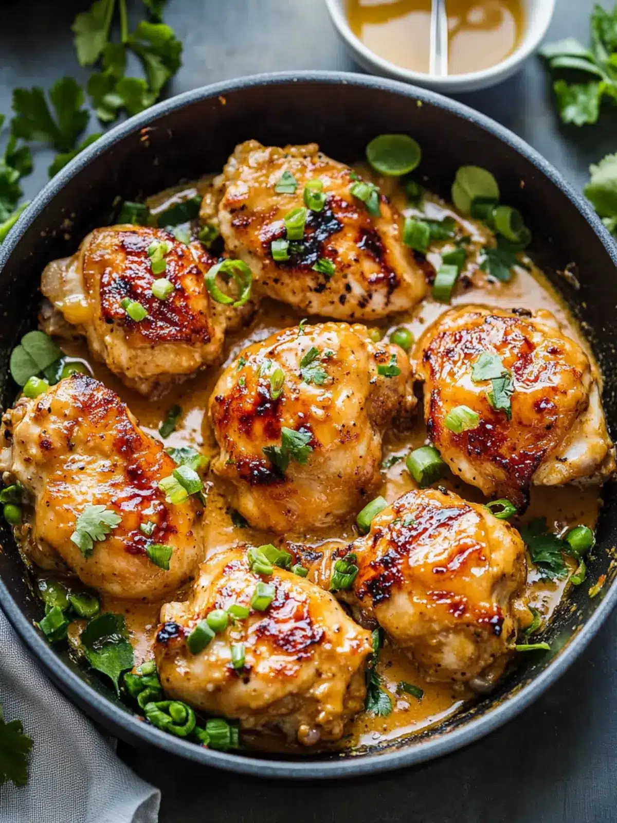 Savory Skillet Bang Bang Chicken Thighs Ready in 22 Minutes 2 Skillet Bang Bang Chicken Thighs