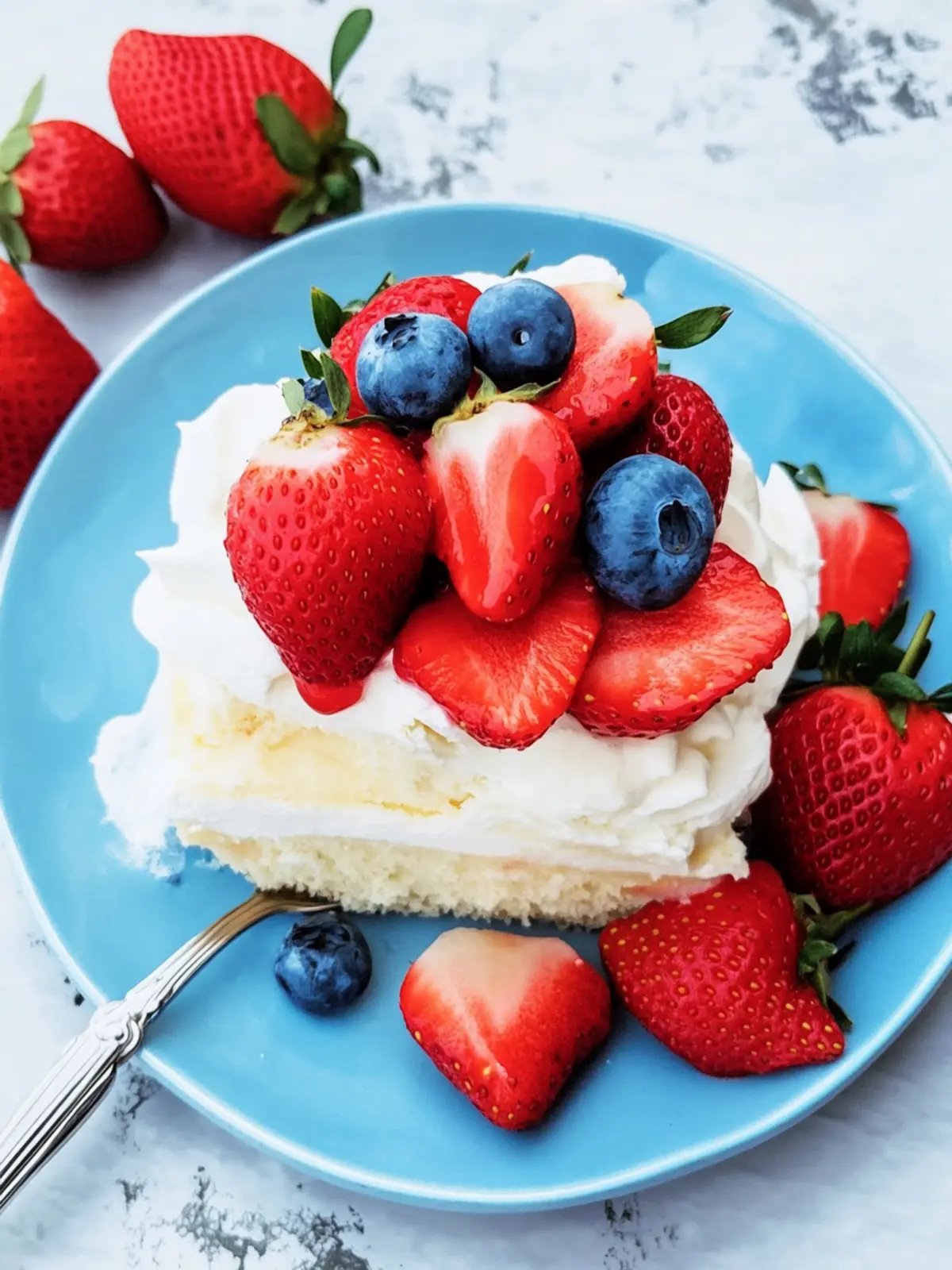 Red White and Blue Strawberry Shortcake for Your Summer Bash 3 Red White and Blue Strawberry Shortcake